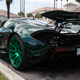 The car belongs to tie dye man, who also owns the obnoxiously wrapped Huracan next to it